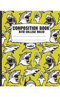 Composition book - 8x10 college ruled