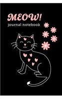 Meow Journal Notebook