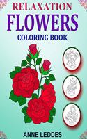 Relaxation Flowers Coloring Book