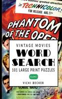 Vintage Movie Word Search: 101 Large Print Word Search Puzzles