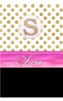 Sara: Personalized Lined Journal Diary Notebook 150 Pages, 6 X 9 (15.24 X 22.86 CM), Durable Soft Cover