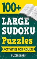 100+ Large Sudoku Puzzles: Activities For Adults