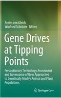 Gene Drives at Tipping Points