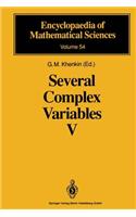 Several Complex Variables V