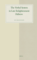 Verbal System in Late Enlightenment Hebrew