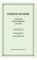 Aufsätze Und Vorträge (1911-1921)