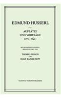 Aufsätze Und Vorträge (1911-1921)