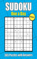 Sudoku One a Day - Easy: 365 Puzzles with Answers