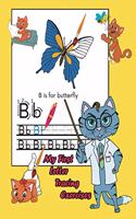 My First Letter Tracing Exercises: Alphabet Letter Tracing, Writing and Coloring Book for Little Toddlers, Kids Age 3-5 Year Old.