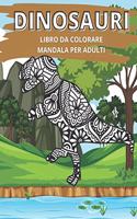 Dinosauri Libro da Colorare Mandala per Adulti