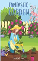 Fantastic gardens Coloring Book