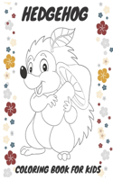 hedgehog coloring book for kids