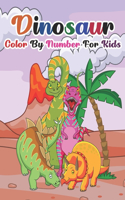 Dinosaur Color By Number For Kids