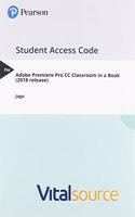 Access Code Card for Adobe Premiere Pro CC Classroom in a Book (2018 release)