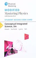 Modified Mastering Physics with Pearson Etext -- Standalone Access Card -- For Conceptual Integrated Science