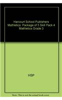 Harcourt School Publishers Mathletics: Package of 5 Skill Pack 4 Mathletics Grade 3