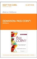 Pass Ccrn(r)! - Elsevier eBook on Vitalsource (Retail Access Card)