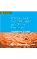 Practice Tests for Igcse English as a Second Language Book 2 (Extended Level) Audio CDs (2): Listening and Speaking