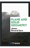 Plane and Solid Geometry
