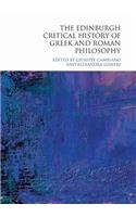 The Edinburgh Critical History of Greek and Roman Philosophy