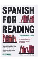 Spanish for Reading: A Self-Instructional Course