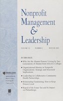 Nonprofit Management and Leadership, Volume 12 , Number 2, Winter 2001