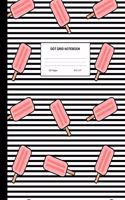 Dot Grid Notebook: Dotted Bullet Journal - Large 8.5 x 11 with 100 Pages White Paper for School Supplies, Office and Home Use - Design Code A4 129