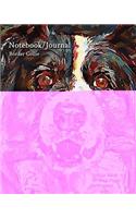 Notebook/Journal - Border Collie: College Ruled - 50 Blank Pages - 8x10 Inches
