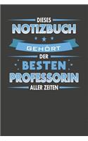 Dieses Notizbuch Gehört Der Besten Professorin Aller Zeiten