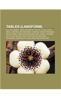 Tables (Landform): Buttes, Mesas, Table Mountain, Tepuis, Tuyas, First Mesa, Arizona, Second Mesa, Arizona, Mount Roraima, Devil's Peak(English)