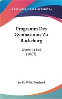 Programm Des Gymnasiums Zu Buckeburg