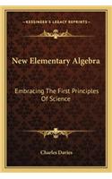 New Elementary Algebra: Embracing The First Principles Of Science(English)