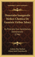 Dissertatio Inauguralis Medico-Chemica De Genuinis Viribus Tabaci