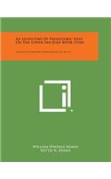 Inventory Of Prehistoric Sites On The Lower San Juan River, Utah