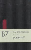 Black / Black (Cahier Ondulo) Set of two B7 Grid Journal