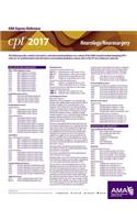 CPT 2017 Express Reference Coding Card Neurology/Neurosurgery