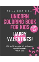 Unicorn Coloring Book For Kids ages 4-8