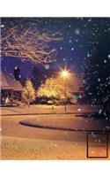 Christmas Time Lined Notebook Writing Pad Sketchbook