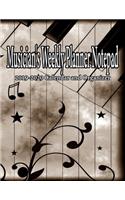 Musician's Weekly Planner Notepad