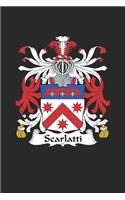 Scarlatti: Scarlatti Coat of Arms and Family Crest Notebook Journal (6 x 9 - 100 pages)