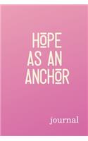 Hope as an Anchor journal