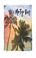 Montego Bay: Jamaica Christmas Notebook With Lined Wide Ruled Paper For Taking Notes. Stylish Tropical Travel Journal Diary 7.5 x 9.25 Inch Soft Cover. For Home,