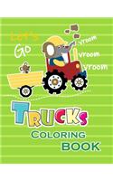 Trucks Coloring Book