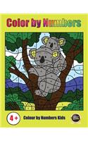 Color by Numbers Kids: A color by numbers book for children aged 4 to 6