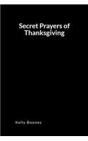 Secret Prayers of Thanksgiving