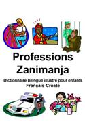 Français-Croate Professions/Zanimanja Dictionnaire bilingue illustré pour enfants