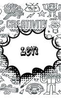 Levi: Personalized Doodle Journal, Notebook Diary Features 120 Pages of Lined Paper Featuring 120 Pages 6x9