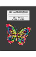 Blank Sheet Music Notebook