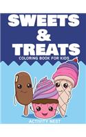 Sweets and Treats Coloring Book for Kids