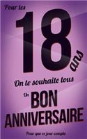 Bon anniversaire - 18 ans
